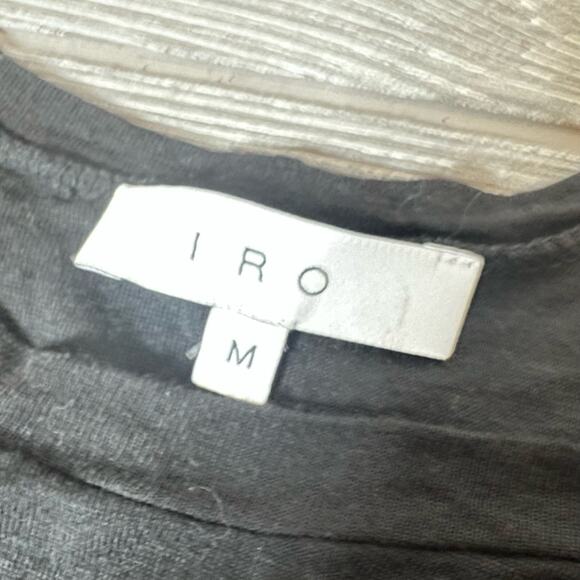 NWT IRO Camna slit sleeve cold shoulder top - Picture 8 of 9